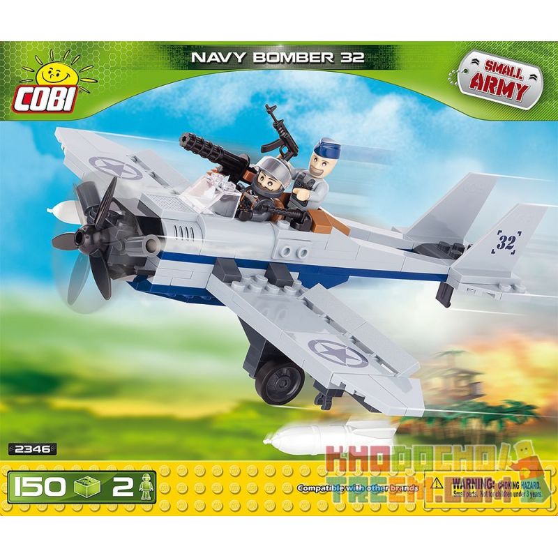 COBI 2346 Xếp hình kiểu Lego MILITARY ARMY Navy Bomber 32 Máy Bay Ném Bom Hải Quân 32 150 khối COBI 2346 Xếp hình kiểu Lego MILITARY ARMY Navy Bomber 32 Máy Bay Ném Bom Hải Quân 32 150 khối