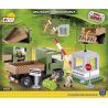 COBI 2333 non  TRẠM KIỂM SOÁT QUÂN SỰ bộ đồ chơi xếp lắp ráp ghép mô hình Military Army MILITARY CHECKPOINT Quân Sự Bộ Đội 200 khối