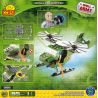 COBI 2192 non  TRỰC THĂNG NHỎ bộ đồ chơi xếp lắp ráp ghép mô hình Military Army SMALL HELICOPTER Quân Sự Bộ Đội 95 khối