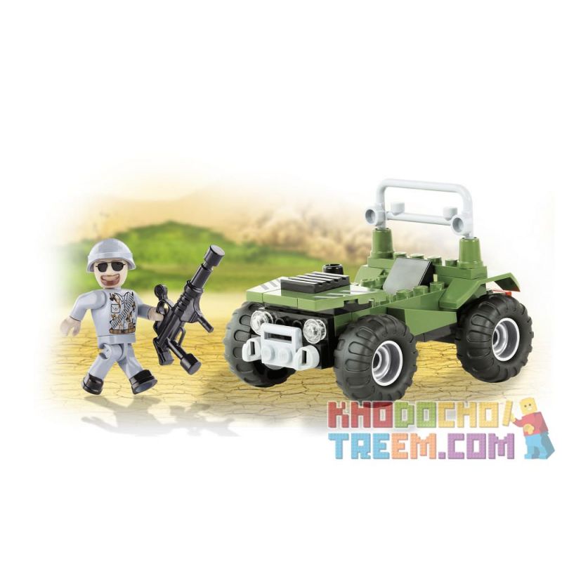 COBI 2129 non  TÊN CƯỚP bộ đồ chơi xếp lắp ráp ghép mô hình Military Army BANDIT Quân Sự Bộ Đội 50 khối COBI 2129 non  TÊN CƯỚP bộ đồ chơi xếp lắp ráp ghép mô hình Military Army BANDIT Quân Sự Bộ Đội 50 khối