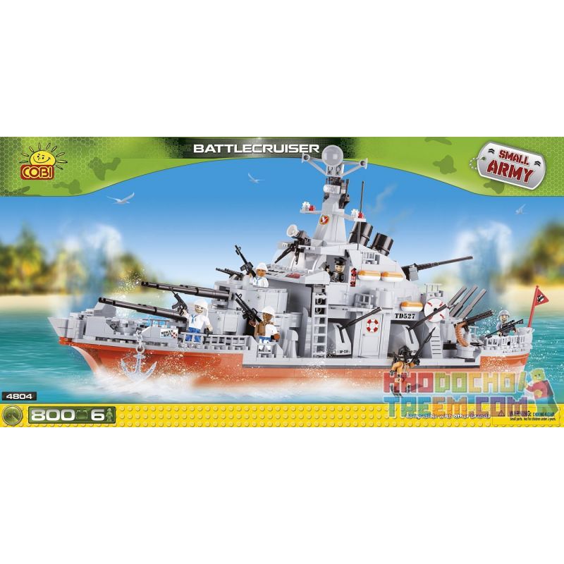 COBI 4804 Xếp hình kiểu Lego MILITARY ARMY Battlecruiser Tàu Tuần Dương 800 khối COBI 4804 Xếp hình kiểu Lego MILITARY ARMY Battlecruiser Tàu Tuần Dương 800 khối