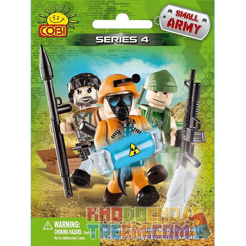 COBI 2004 non Lego 1 HÌNH VÀ LOẠT PHỤ KIỆN 4 bộ đồ chơi xếp lắp ráp ghép mô hình Military Army 1 FIGURINE & ACCESSORIES SERIES 4 Quân Sự Bộ Đội