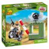 COBI 2123 non  BỐT CẢNH SÁT bộ đồ chơi xếp lắp ráp ghép mô hình City GUARD POST Thành Phố 50 khối