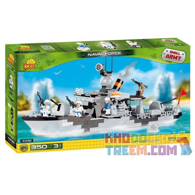 COBI 4436 Xếp hình kiểu Lego MILITARY ARMY Naval Forces Lực Lượng Hải Quân 350 khối COBI 4436 Xếp hình kiểu Lego MILITARY ARMY Naval Forces Lực Lượng Hải Quân 350 khối