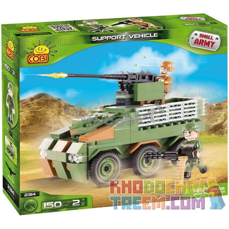 COBI 2314 Xếp hình kiểu Lego MILITARY ARMY Support Vehicle Hỗ Trợ Xe 150 khối COBI 2314 Xếp hình kiểu Lego MILITARY ARMY Support Vehicle Hỗ Trợ Xe 150 khối