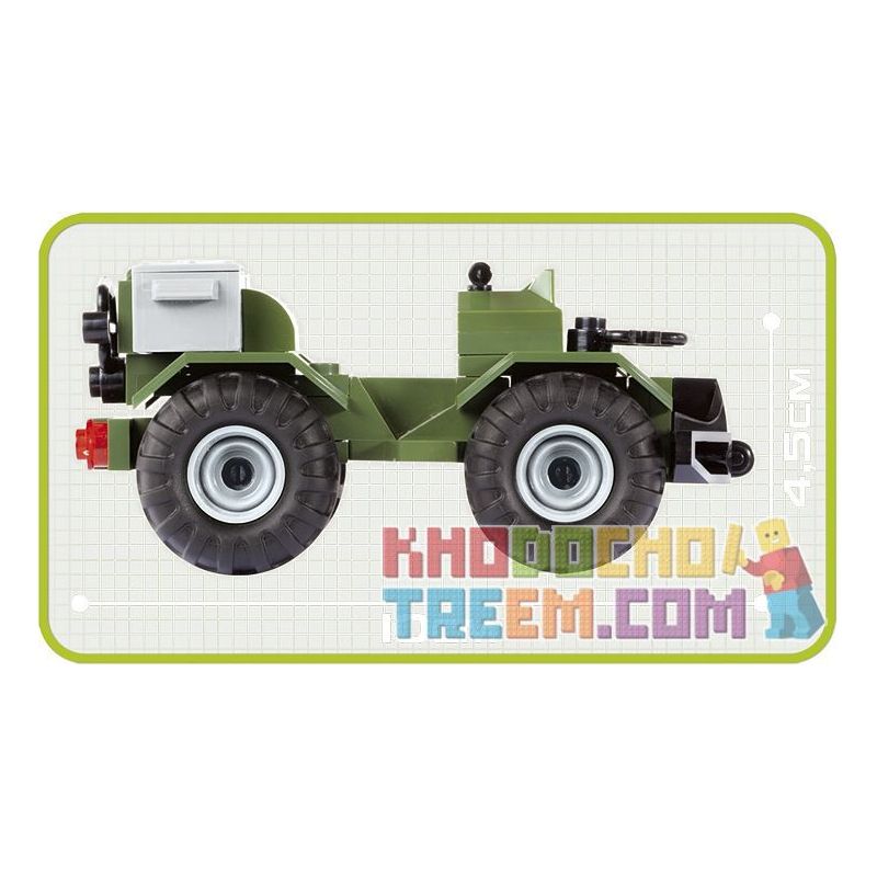 COBI 2126 non  ĐỘNG VẬT ĂN THỊT bộ đồ chơi xếp lắp ráp ghép mô hình Military Army RAPTOR Quân Sự Bộ Đội 50 khối