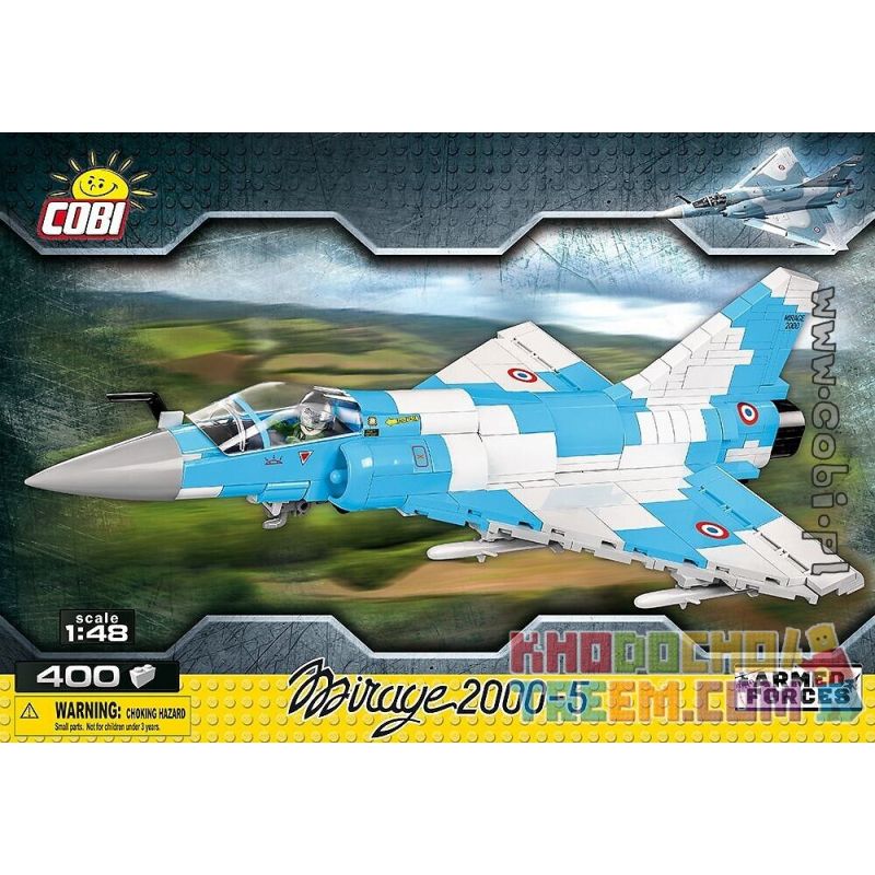 COBI 5801 Xếp hình kiểu Lego MILITARY ARMY Mirage 2000-5 Phantom 2000-5 Phantom 2000-5. 400 khối COBI 5801 Xếp hình kiểu Lego MILITARY ARMY Mirage 2000-5 Phantom 2000-5 Phantom 2000-5. 400 khối