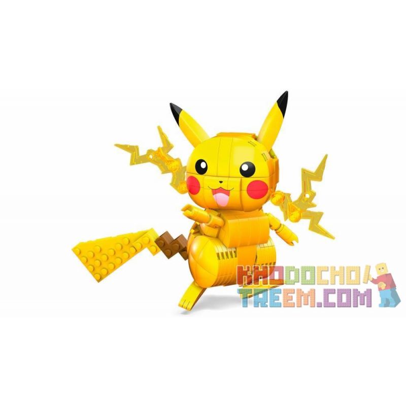 MEGA BLOKS GMD31 Xếp hình kiểu Lego Pikachu Pikuchu Pikuchu. 211 khối MEGA BLOKS GMD31 Xếp hình kiểu Lego Pikachu Pikuchu Pikuchu. 211 khối