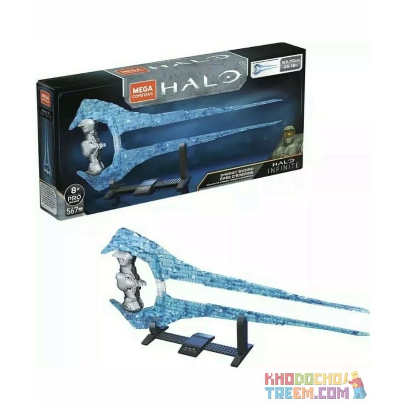 MEGA BLOKS GPB05 non  THANH KIẾM NĂNG LƯỢNG bộ đồ chơi xếp lắp ráp ghép mô hình Movie & Game ENERGY SWORD Phim Và Trò Chơi 567 khối