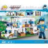 COBI 1574 non  TRỤ SỞ CẢNH SÁT bộ đồ chơi xếp lắp ráp ghép mô hình City POLICE HQ Thành Phố 420 khối