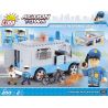COBI 1568 non  XE PHẢN ỨNG BỌC THÉP bộ đồ chơi xếp lắp ráp ghép mô hình City ARMORED RESPONSE VEHICLE Thành Phố 200 khối