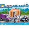 COBI 1566 non  CƯỚP NGÂN HÀNG bộ đồ chơi xếp lắp ráp ghép mô hình City BANK ROBBERY Thành Phố 350 khối