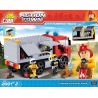 COBI 1468 non  XE CỨU HỎA TP. bộ đồ chơi xếp lắp ráp ghép mô hình City CITY PUMPER TRUCK Thành Phố 200 khối