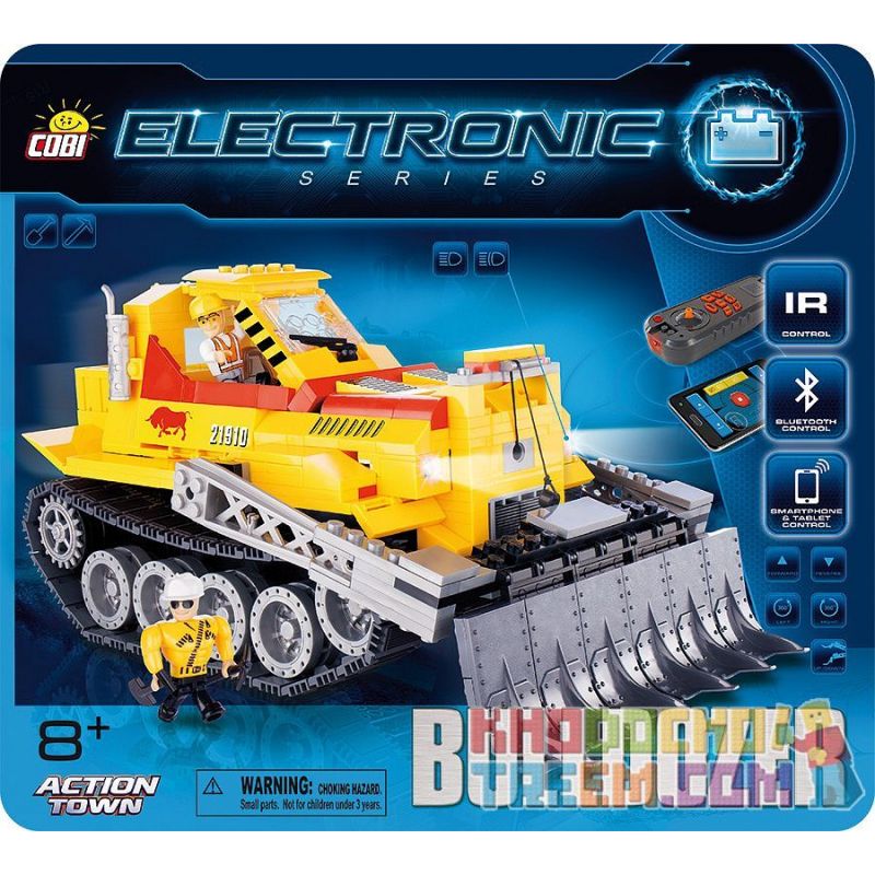 COBI 21910 Xếp hình kiểu Lego Bulldozer (r C) Bulldozer (remote Control) Máy ủi (điều Khiển Từ Xa) 480 khối COBI 21910 Xếp hình kiểu Lego Bulldozer (r C) Bulldozer (remote Control) Máy ủi (điều Khiển Từ Xa) 480 khối