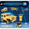 COBI 21921 non  JEEP WRANGLER (MÀU VÀNG ĐIỀU KHIỂN TỪ XA) bộ đồ chơi xếp lắp ráp ghép mô hình JEEP WRANGLER (YELLOW R/C) 200 khối