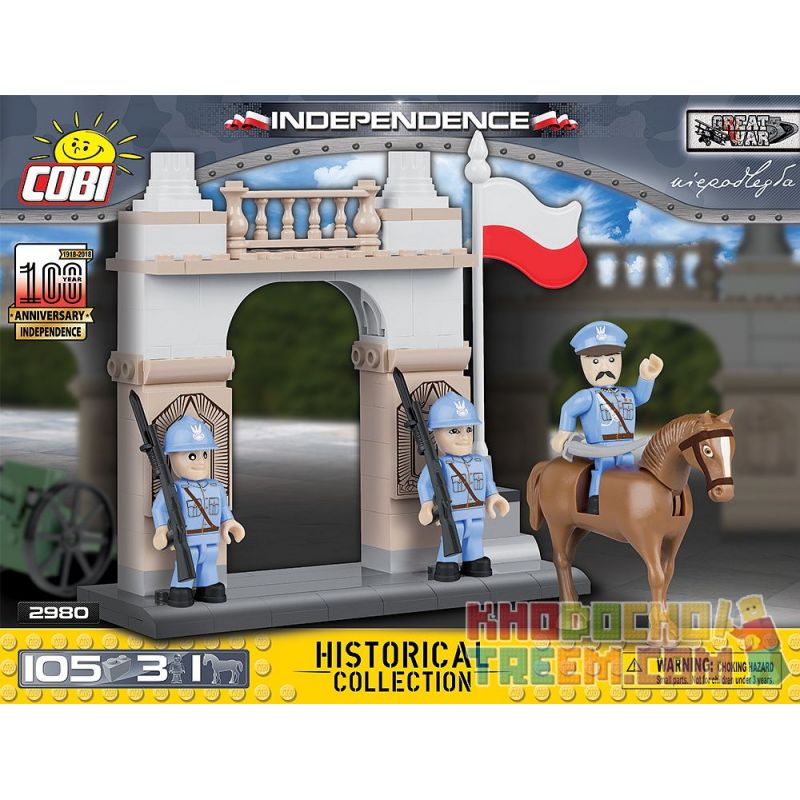 COBI 2980 2980 Xếp hình kiểu Lego MILITARY ARMY Independence Independent độc Lập gồm 2 hộp nhỏ 105 khối COBI 2980 2980 Xếp hình kiểu Lego MILITARY ARMY Independence Independent độc Lập gồm 2 hộp nhỏ 105 khối