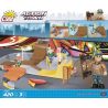 COBI 1880 non  CÔNG VIÊN TRƯỢT BĂNG ĐIÊN CUỒNG bộ đồ chơi xếp lắp ráp ghép mô hình City CRAZY SKATEPARK Thành Phố 420 khối