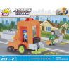 COBI 1784 non  NGƯỜI QUÉT ĐƯỜNG bộ đồ chơi xếp lắp ráp ghép mô hình City STREET SWEEPER Thành Phố 215 khối