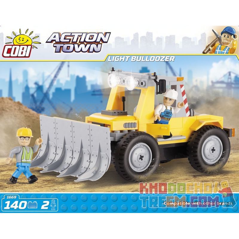 COBI 1669 Xếp hình kiểu Lego MILITARY ARMY Light Bulldozer Máy ủi Nhẹ 140 khối COBI 1669 Xếp hình kiểu Lego MILITARY ARMY Light Bulldozer Máy ủi Nhẹ 140 khối