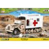 COBI 2518 non  FORD V300S MAULTIER-XE CỨU THƯƠNG bộ đồ chơi xếp lắp ráp ghép mô hình Military Army FORD V300S MAULTIER - AMBULANCE Quân Sự Bộ Đội 535 khối