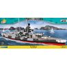 COBI 4809 non  THIẾT GIÁP HẠM TIRPITZ bộ đồ chơi xếp lắp ráp ghép mô hình Military Army BATTLESHIP TIRPITZ Quân Sự Bộ Đội 1982 khối