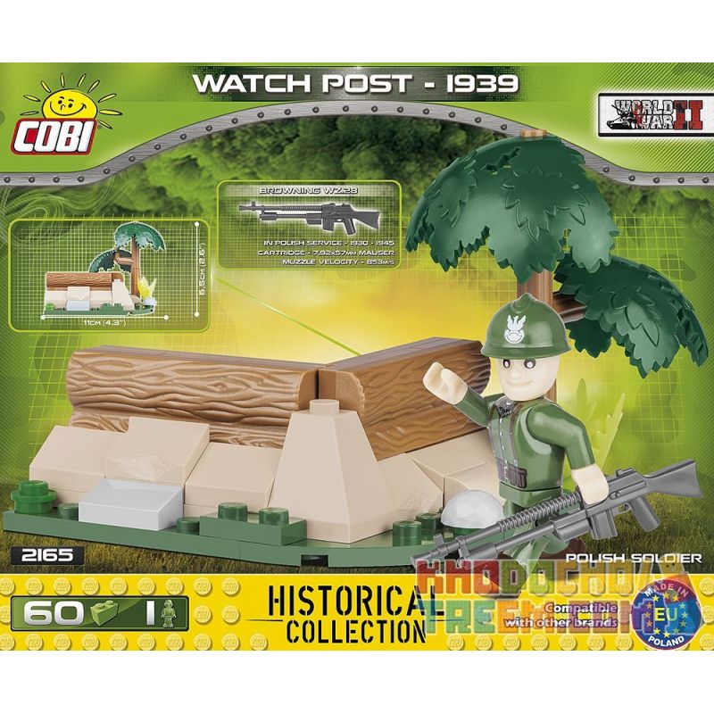 COBI 2165 non  TIỀN ĐỒN bộ đồ chơi xếp lắp ráp ghép mô hình Military Army WATCH POST Quân Sự Bộ Đội 60 khối COBI 2165 non  TIỀN ĐỒN bộ đồ chơi xếp lắp ráp ghép mô hình Military Army WATCH POST Quân Sự Bộ Đội 60 khối