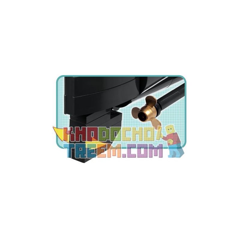 COBI 4806 non  HUNGE (USS WAHOO SS-238) bộ đồ chơi xếp lắp ráp ghép mô hình Military Army GATO CLASS SUBMARINE - USS WAHOO/SS-238 Quân Sự Bộ Đội 700 khối