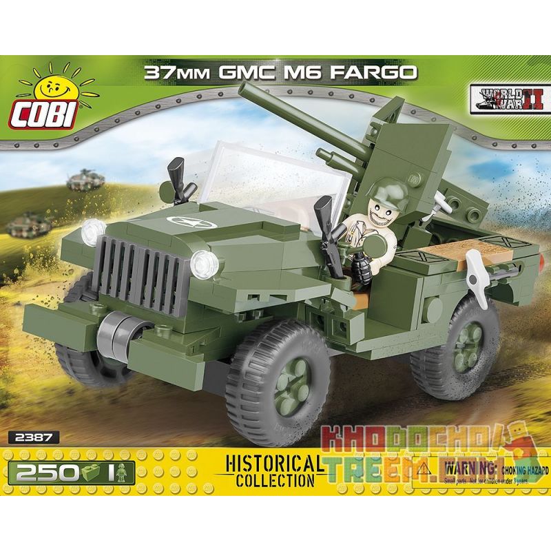 COBI 2387 Xếp hình kiểu Lego MILITARY ARMY 37 Mm GMC M6 Fargo M6 Type 37mm Artillery Mobile Carrier Tàu Sân Bay Di động Pháo 37mm Kiểu M6 250 khối COBI 2387 Xếp hình kiểu Lego MILITARY ARMY 37 Mm GMC M6 Fargo M6 Type 37mm Artillery Mobile Carrier Tàu Sân Bay Di động Pháo 37mm Kiểu M6 250 khối