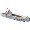 COBI 4805 non  TÀU NGẦM TYPE VII B U-48 bộ đồ chơi xếp lắp ráp ghép mô hình Military Army U-BOOT U-48 VII Quân Sự Bộ Đội 800 khối