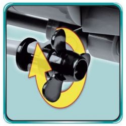 COBI 4805 non  TÀU NGẦM TYPE VII B U-48 bộ đồ chơi xếp lắp ráp ghép mô hình Military Army U-BOOT U-48 VII Quân Sự Bộ Đội 800 khối