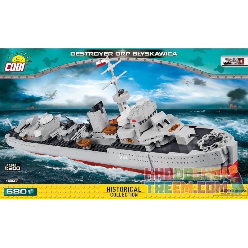 NOT Lego GEAR 5006471 Pirate Logo Collectable Coin Lightning Sign , COBI 4807 Xếp hình Khu Trục Hạm Bliksem 680 khối NOT Lego GEAR 5006471 Pirate Logo Collectable Coin Lightning Sign , COBI 4807 Xếp hình Khu Trục Hạm Bliksem 680 khối