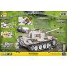 COBI 2511 non  LEOPARD TANK. bộ đồ chơi xếp lắp ráp ghép mô hình Military Army PANZER V PANTHER AUSF. Quân Sự Bộ Đội 490 khối