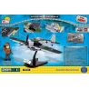 COBI 5535 non  MÁY BAY CHIẾN ĐẤU FOKKER-WOLF FW 190 bộ đồ chơi xếp lắp ráp ghép mô hình Military Army FOCKE-WULF FW190 A-8 Quân Sự Bộ Đội 285 khối