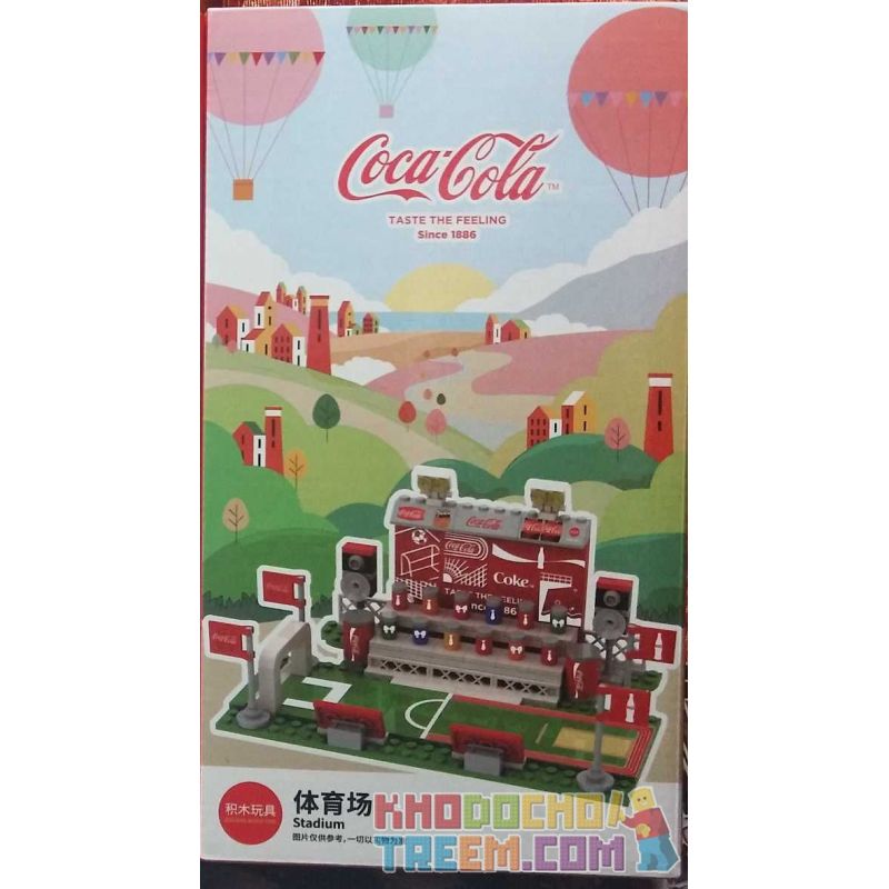 COCA-COLA GGSY22800305A 22800305A Xếp hình kiểu Lego SPORTS Gym Stadium Toys Đồ Chơi Sân Vận động COCA-COLA GGSY22800305A 22800305A Xếp hình kiểu Lego SPORTS Gym Stadium Toys Đồ Chơi Sân Vận động