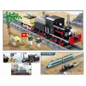 Kazi KY98255 98255 non Lego ĐẦU MÁY "O" bộ đồ chơi xếp lắp ráp ghép mô hình Trains CITYTRAIN Tàu Hỏa 379 khối