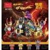SNCK 12010-1 12010-2 12010-3 12010-4 non  WUKONG DI CẢO 4 MẪU bộ đồ chơi xếp lắp ráp ghép mô hình 967 khối