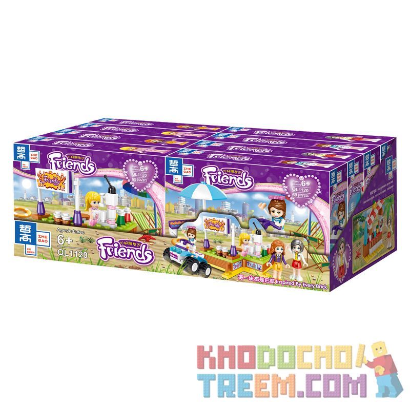 ZHEGAO QL1120 1120 Xếp hình kiểu Lego FRIENDS Good Friend Summer Carnival 4 Small Boxes Lễ Hội Mùa Hè 4 Hộp Nhỏ ZHEGAO QL1120 1120 Xếp hình kiểu Lego FRIENDS Good Friend Summer Carnival 4 Small Boxes Lễ Hội Mùa Hè 4 Hộp Nhỏ