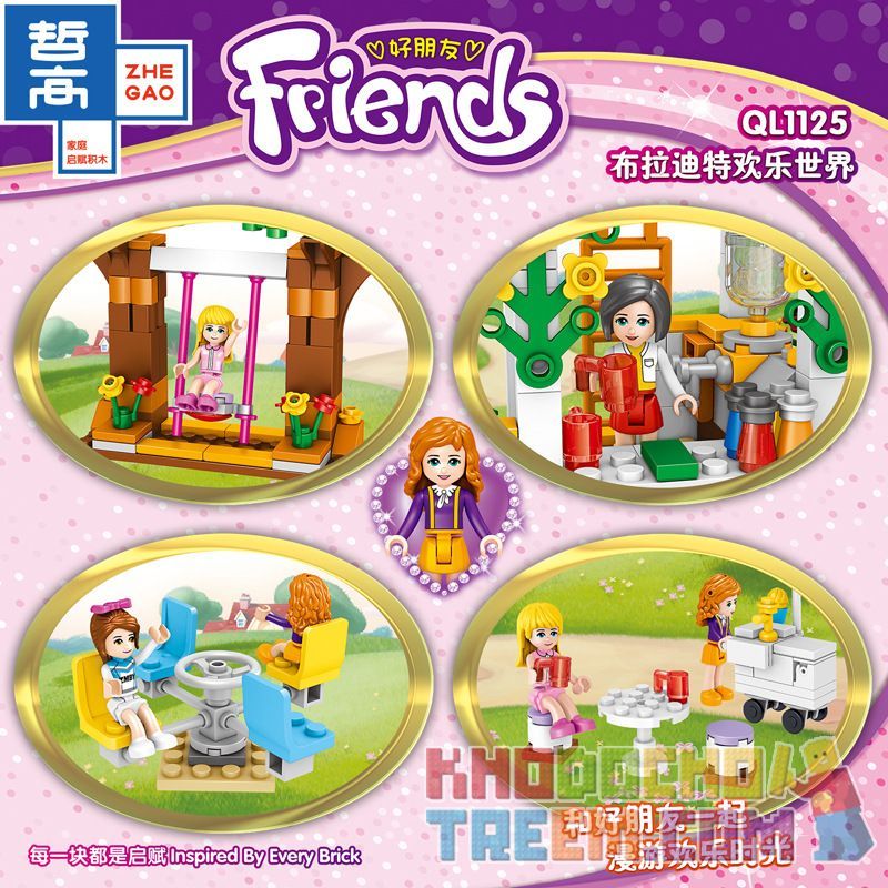 ZHEGAO QL1125 1125 non  BRADITE HẠNH PHÚC THẾ GIỚI bộ đồ chơi xếp lắp ráp ghép mô hình  Các Bạn Gái 429 khối ZHEGAO QL1125 1125 non  BRADITE HẠNH PHÚC THẾ GIỚI bộ đồ chơi xếp lắp ráp ghép mô hình  Các Bạn Gái 429 khối