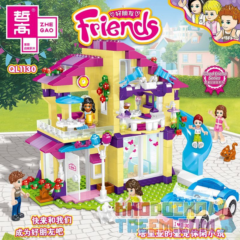 ZHEGAO QL1130 1130 non  TARIA'S LOVE PET GIẢI TRÍ bộ đồ chơi xếp lắp ráp ghép mô hình  Các Bạn Gái 629 khối