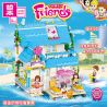 ZHEGAO QL1133 1133 non  PHÒNG ĐẦY MÀU SẮC NHÌN RA BIỂN CỦA NOAH bộ đồ chơi xếp lắp ráp ghép mô hình  Các Bạn Gái 458 khối