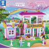 ZHEGAO QL2219 2219 non  BIỆT THỰ bộ đồ chơi xếp lắp ráp ghép mô hình City Girl Thành Phố Con Gái 486 khối