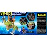 BIKKU VW-001 non  ẾCH NINJA bộ đồ chơi xếp lắp ráp ghép mô hình NINJA FROG 174 khối