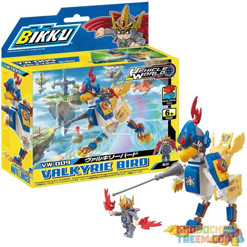 BIKKU VW-009 non  CHIM VALKYRIE bộ đồ chơi xếp lắp ráp ghép mô hình VALKYRIE BIRD 130 khối BIKKU VW-009 non  CHIM VALKYRIE bộ đồ chơi xếp lắp ráp ghép mô hình VALKYRIE BIRD 130 khối