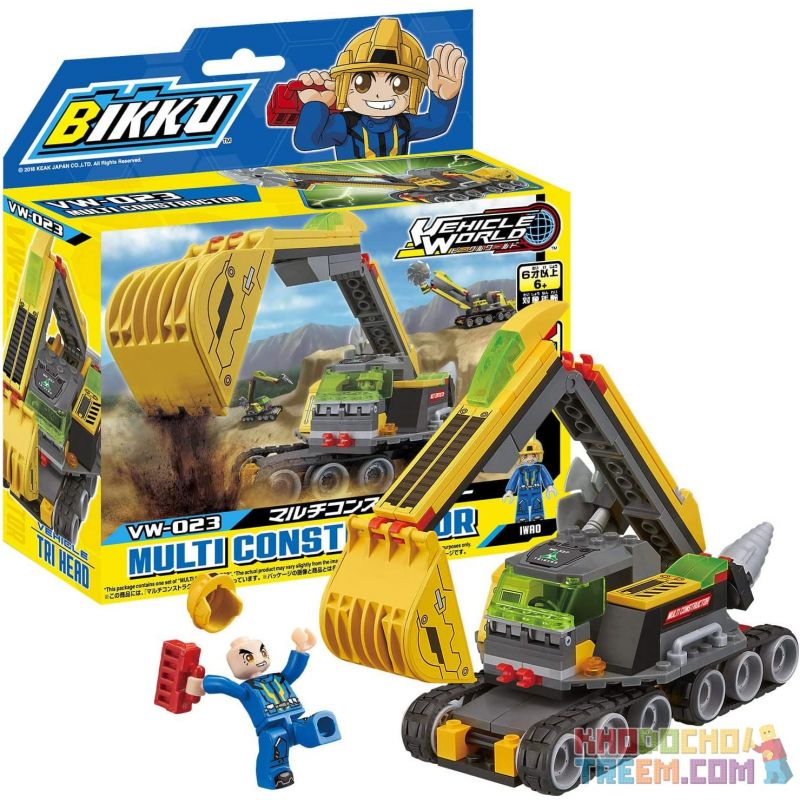 BIKKU VW-023 non  XE KỸ THUẬT ĐA CHỨC NĂNG bộ đồ chơi xếp lắp ráp ghép mô hình MULTI CONSTRUCTOR 157 khối BIKKU VW-023 non  XE KỸ THUẬT ĐA CHỨC NĂNG bộ đồ chơi xếp lắp ráp ghép mô hình MULTI CONSTRUCTOR 157 khối