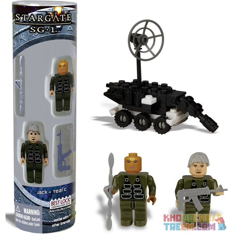 BEST-LOCK 01101S non Lego JACK NHẬT BẢN TEAL. bộ đồ chơi xếp lắp ráp ghép mô hình Star Wars STARGATE SG-1 JACK & TEAL Chiến Tranh Giữa Các Vì Sao