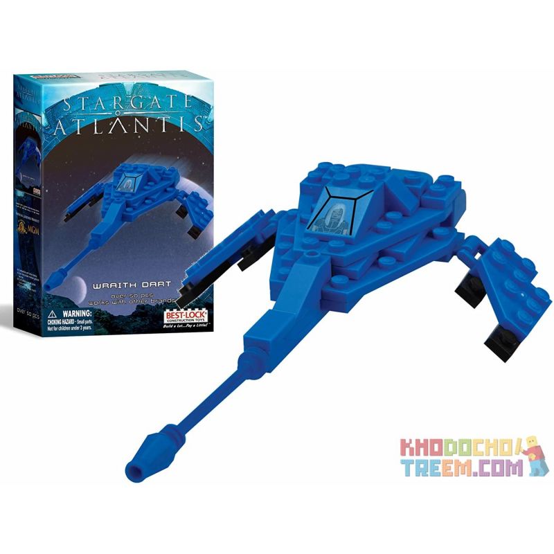 BEST-LOCK 01102S Xếp hình kiểu Lego STAR WARS Stargate Atlantis Wraith Dart Stargate Atlantis 50 khối BEST-LOCK 01102S Xếp hình kiểu Lego STAR WARS Stargate Atlantis Wraith Dart Stargate Atlantis 50 khối