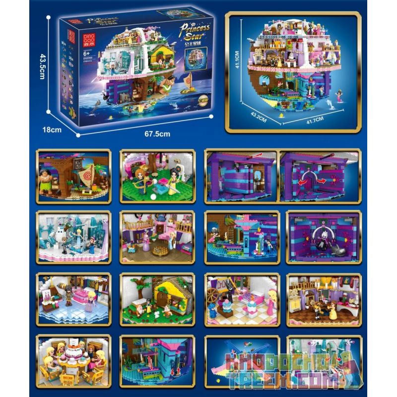 DINGGAO DG6566 6566 Xếp hình kiểu Lego FRIENDS The Princess Star Princess Planet Công Chúa Hành Tinh 4160 khối DINGGAO DG6566 6566 Xếp hình kiểu Lego FRIENDS The Princess Star Princess Planet Công Chúa Hành Tinh 4160 khối