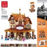 DINGGAO DG2003 2003 non  KHÁCH SẠN GÓC bộ đồ chơi xếp lắp ráp ghép mô hình Creator CORNER HOTEL Sáng Tạo 3280 khối