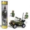 BEST-LOCK 1900 non  XE TUẦN TRA QUÂN SỰ bộ đồ chơi xếp lắp ráp ghép mô hình Military Army MILITARY PATROL CAR Quân Sự Bộ Đội 74 khối