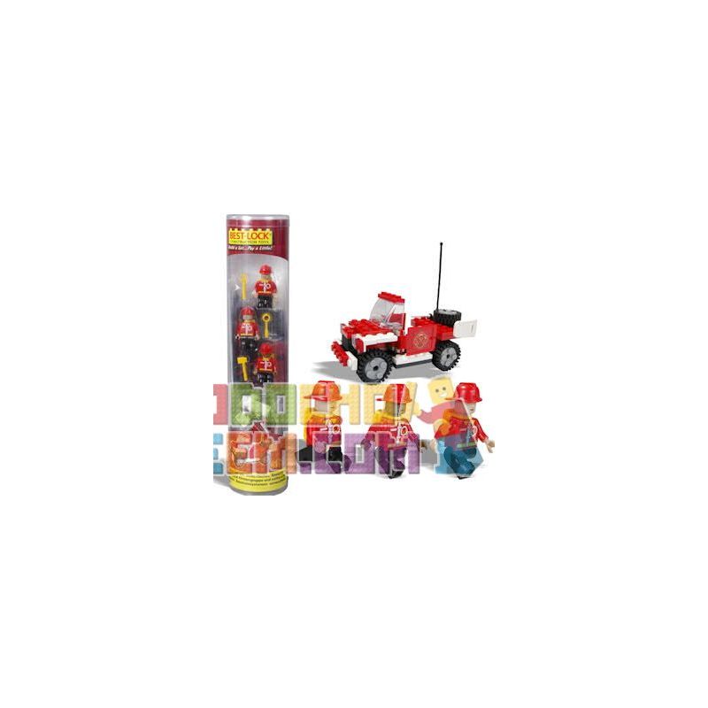 BEST-LOCK 1902 Xếp hình kiểu Lego CITY Firefighter Car Fire Truck Xe Cứu Hỏa 61 khối BEST-LOCK 1902 Xếp hình kiểu Lego CITY Firefighter Car Fire Truck Xe Cứu Hỏa 61 khối